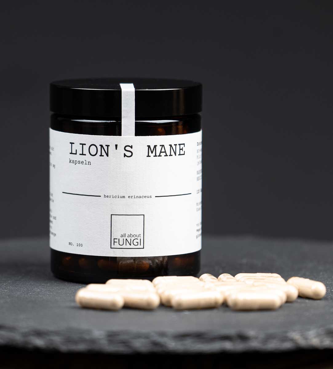 LION'S MANE (Igelstachelbart) Kapseln | Natürlicher Vitalpilz für Dein Gehirn