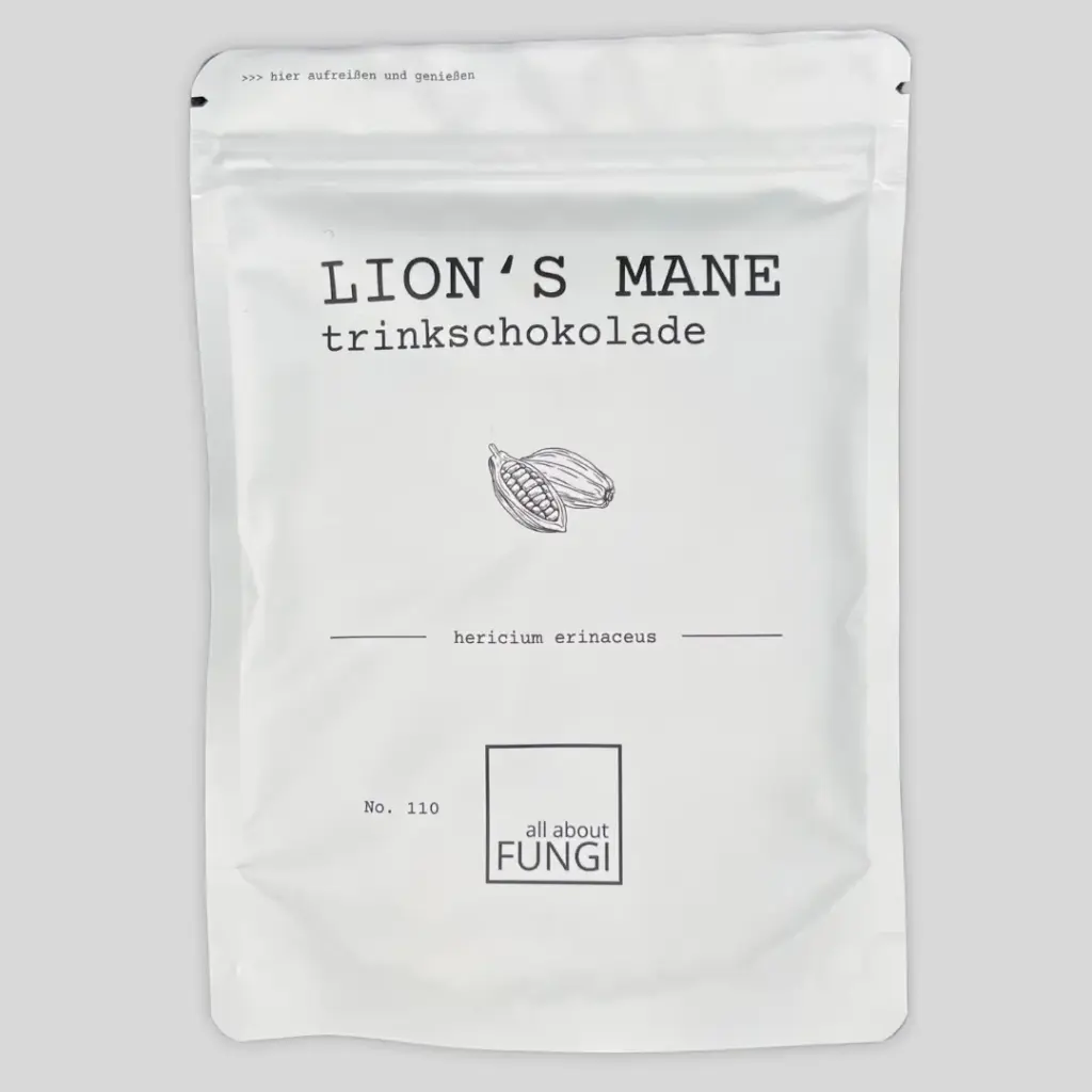 Home 9 all about FUNGI LIONS MANE trinkschokolade