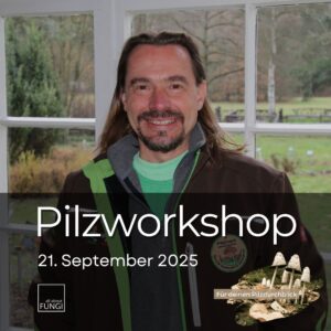 Pilzworkshop mit Steffen Frühbis im Einsatz als PilzCoach der DGfM für all about FUNGI